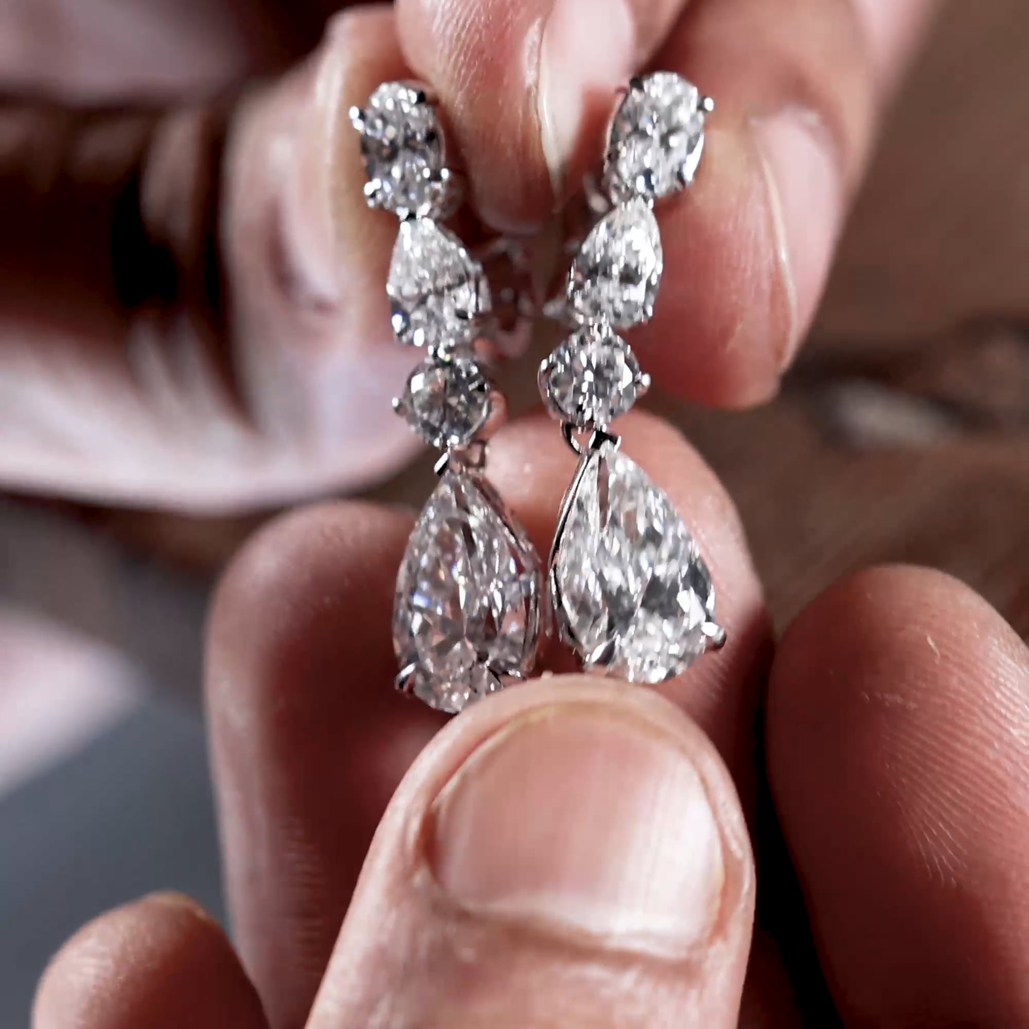 Skyline Vancouver Lab Grown Diamond Architectural Earrings