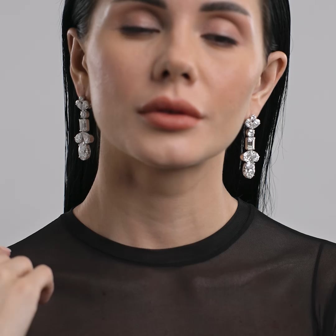Imperial Monaco Lab Grown Diamond Royal Earrings