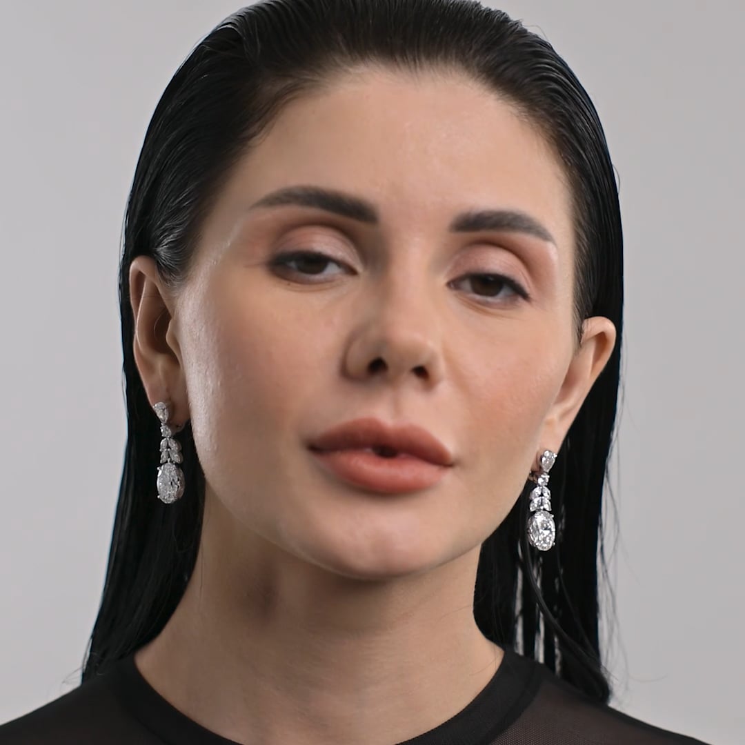 Aurielle Contemporary Lab Grown Diamond Art Earrings