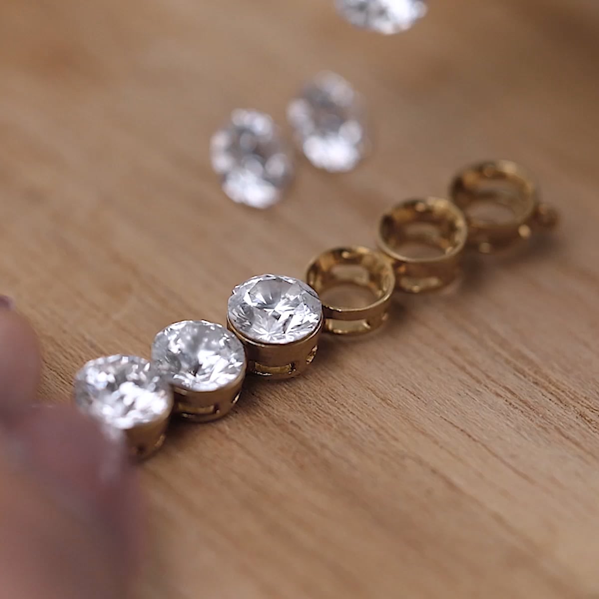 Boundless Orbit Invisible Set Lab Grown Diamond Bangle