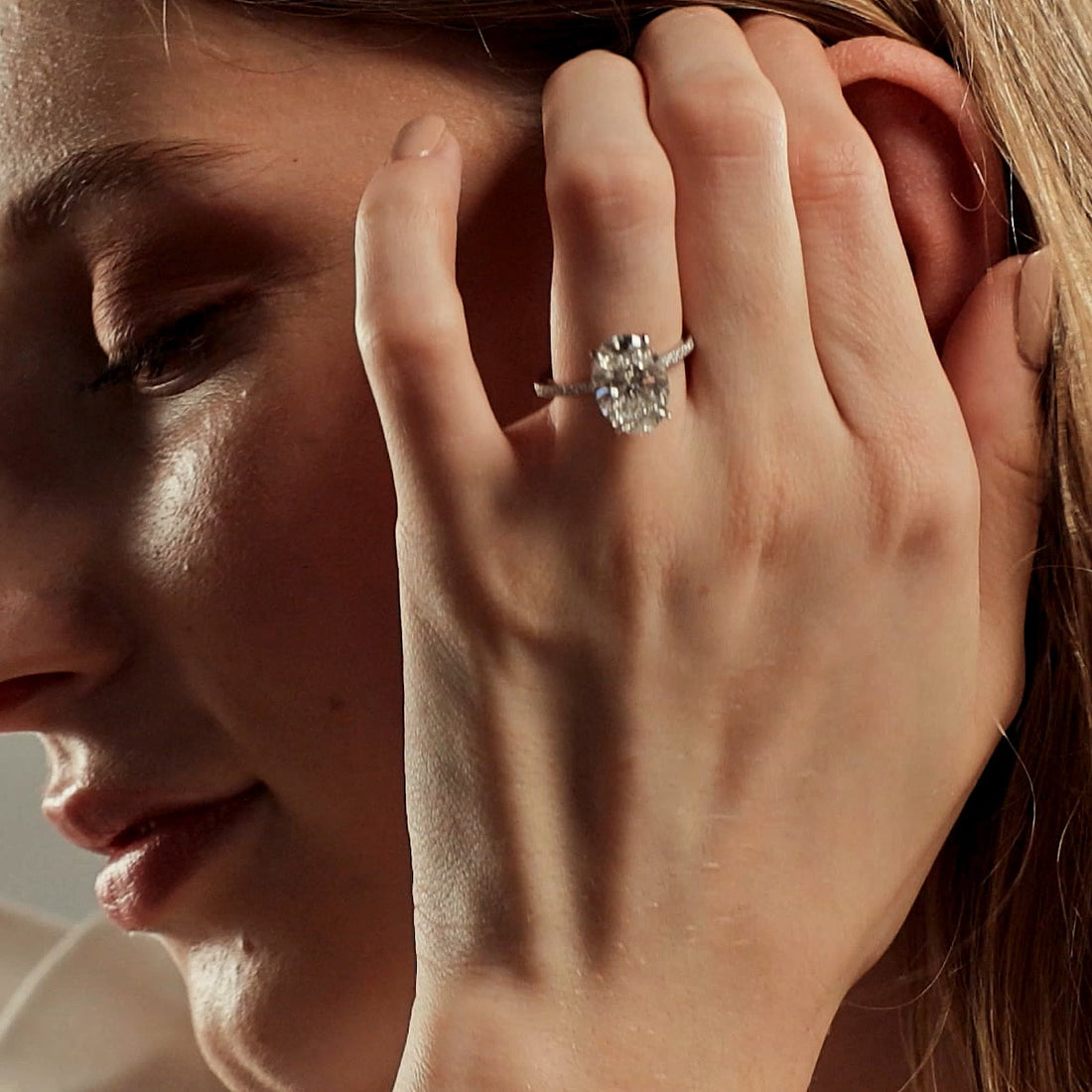 Oval Cut Solitaire Engagement Ring