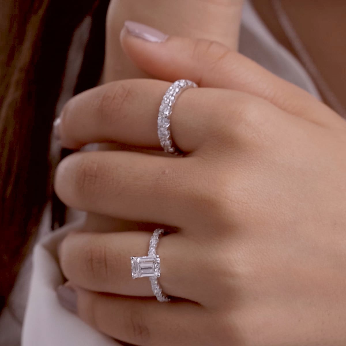 Eterna Prime Round Lab-Grown Diamond Eleven-Stone Wedding Band