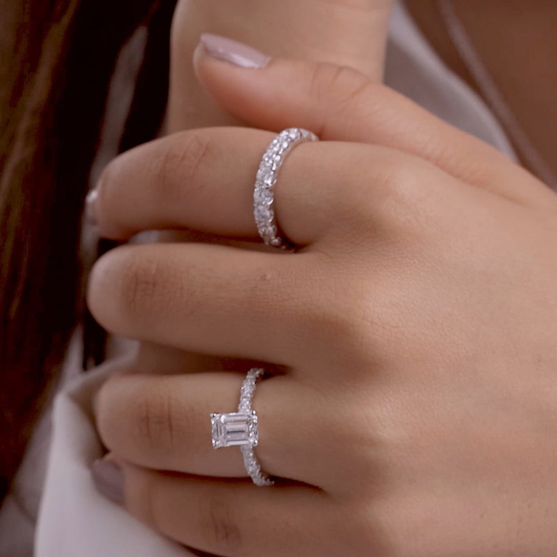 Eterna Prime Round Lab-Grown Diamond Eleven-Stone Wedding Band