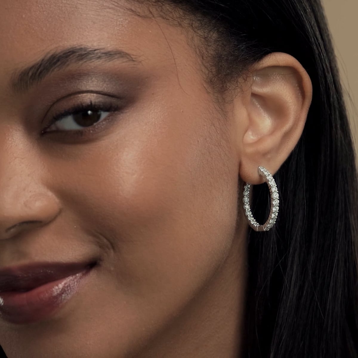 Aurielle Diamond Inside-Out Hoop Earrings