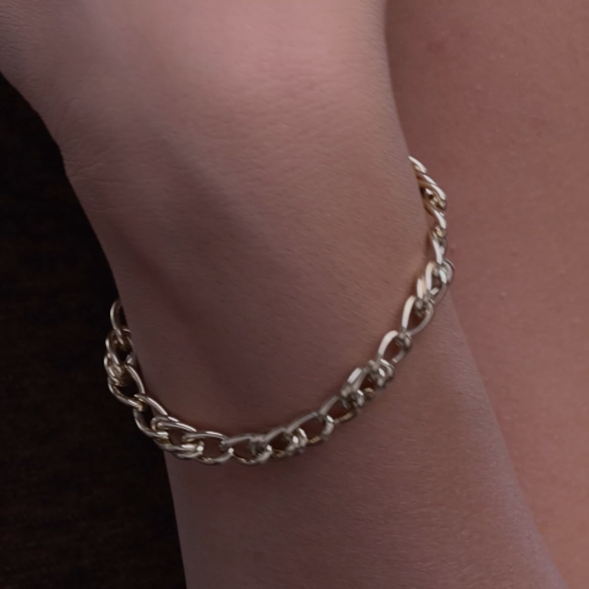 Aurora Classic Solid Gold Wheat Link Bracelet