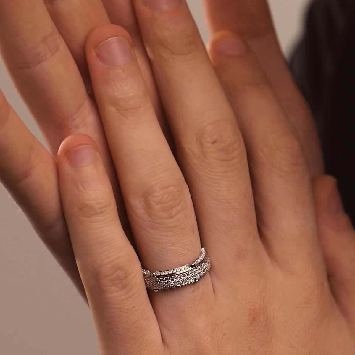 Full Eternity Round Diamond Lab Grown Band