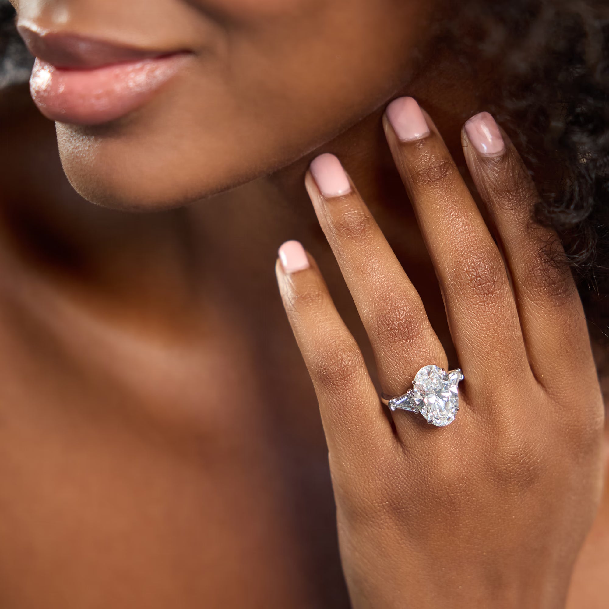 Classic Oval Cut Lab-Grown Diamond Engagement Ring