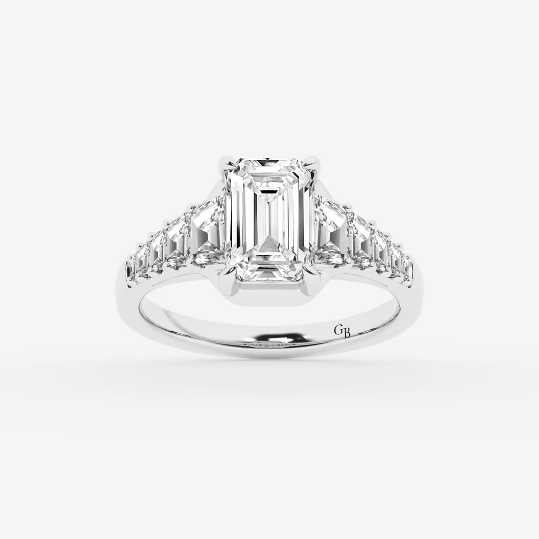 merald Cut Engagement Ring