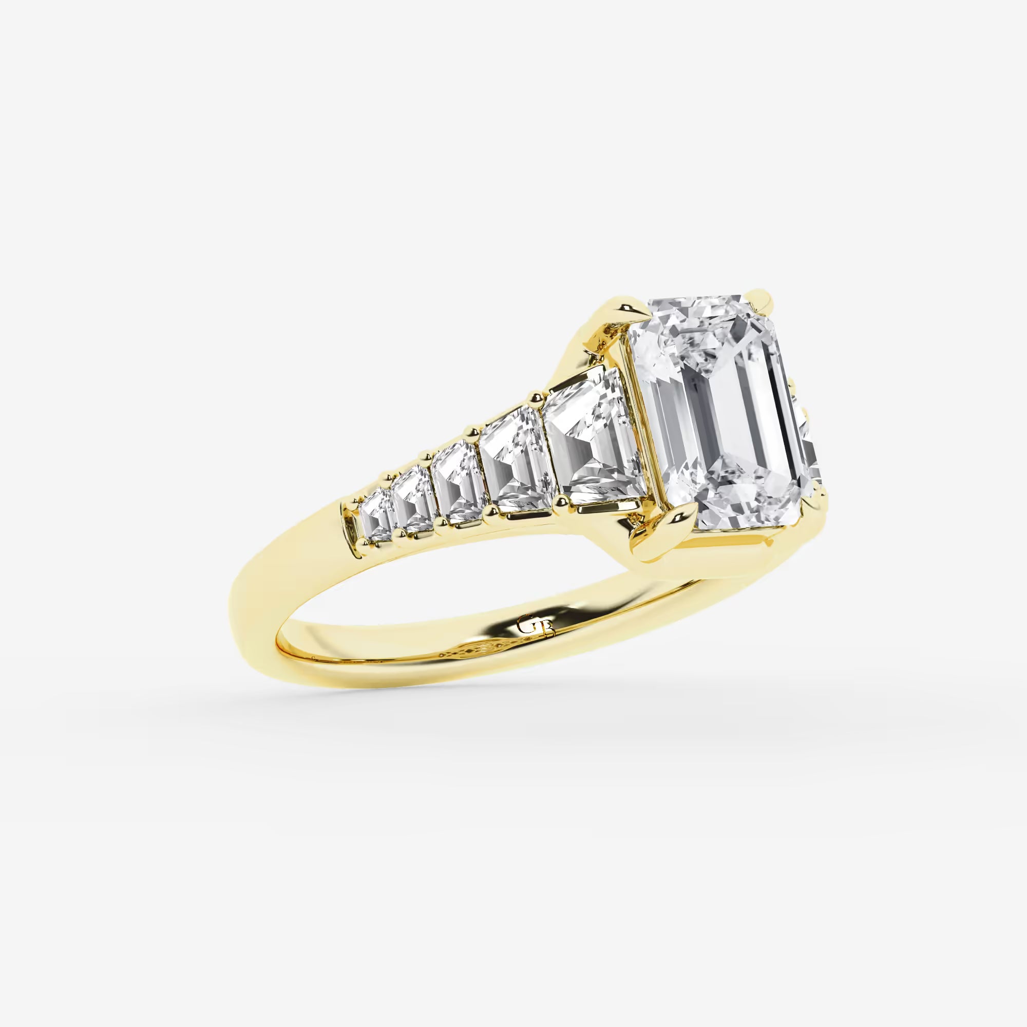 merald Cut Engagement Ring