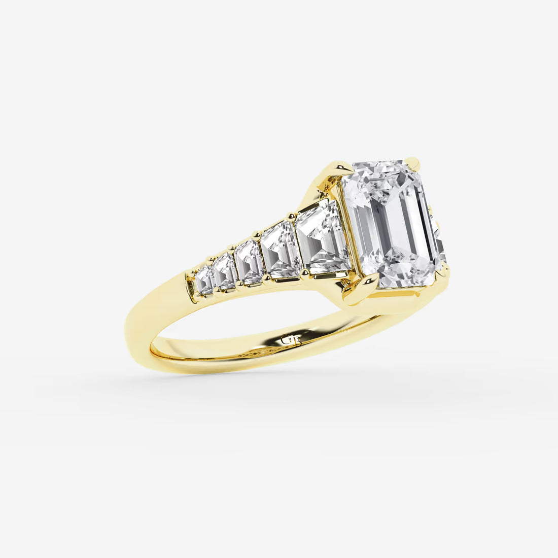 merald Cut Engagement Ring