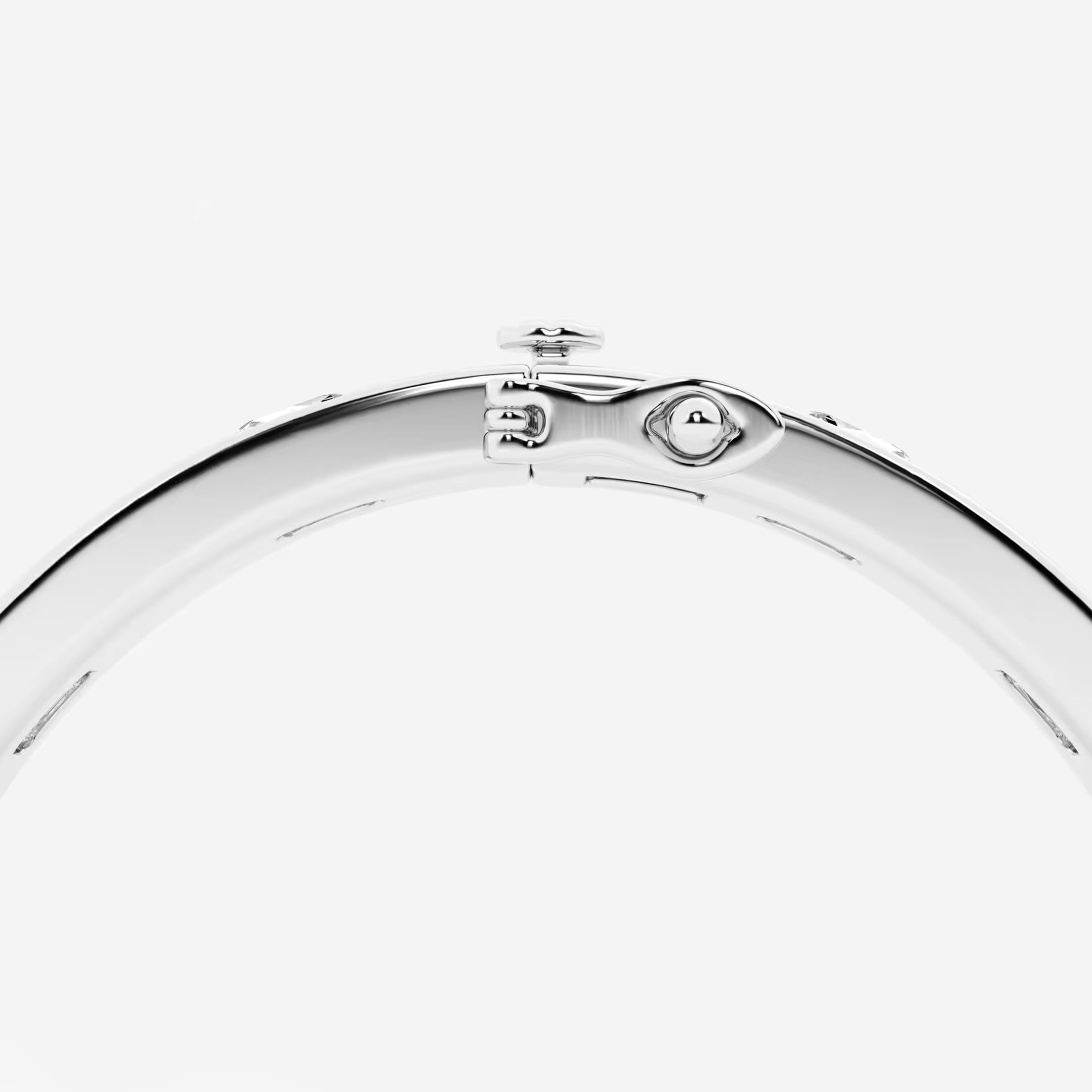Regalia Asscher Lab Grown Diamond Classic Bangle Bracelet