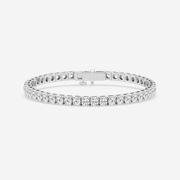 Eterna Shine Round Lab Grown Diamond Four-Prong Tennis Bracelet