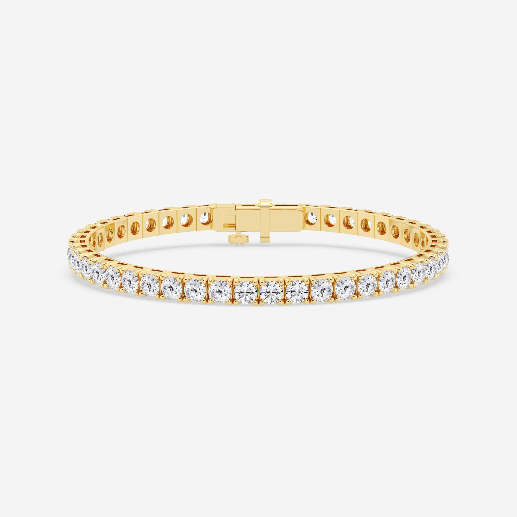 Eterna Shine Round Lab Grown Diamond Four-Prong Tennis Bracelet