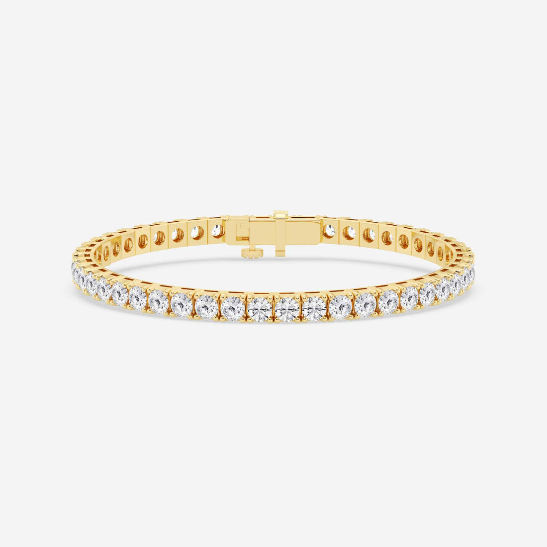 Eterna Shine Round Lab Grown Diamond Four-Prong Tennis Bracelet
