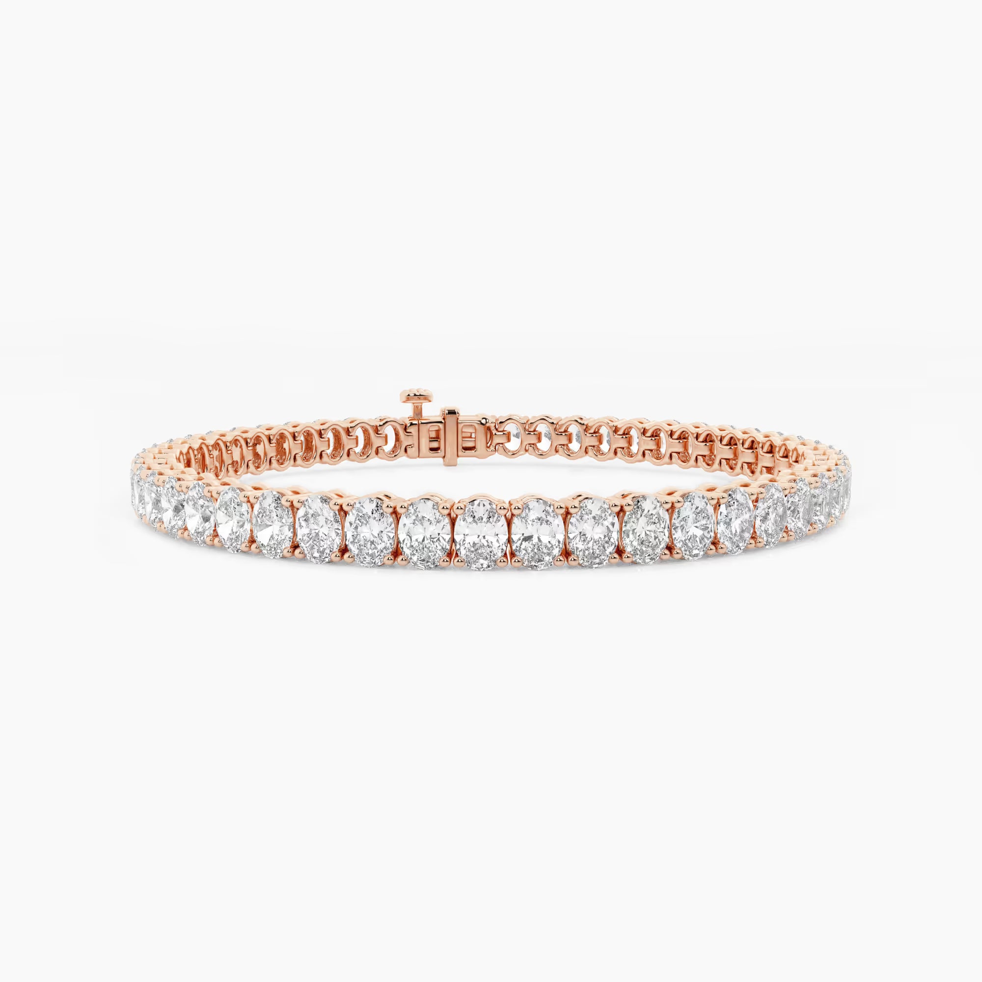 Eterna Oval Lab Grown Diamond Classic Tennis Bracelet