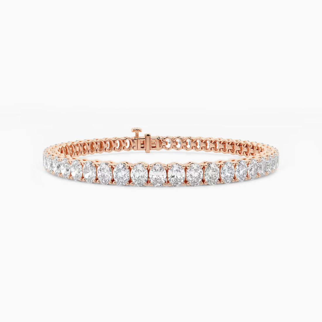 Eterna Oval Lab Grown Diamond Classic Tennis Bracelet