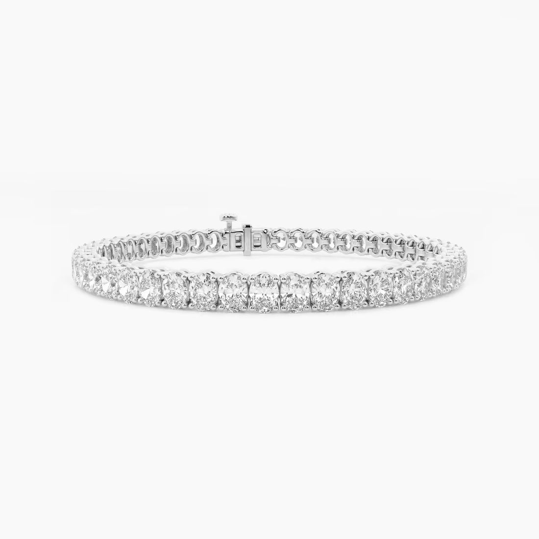 Eterna Oval Lab Grown Diamond Classic Tennis Bracelet