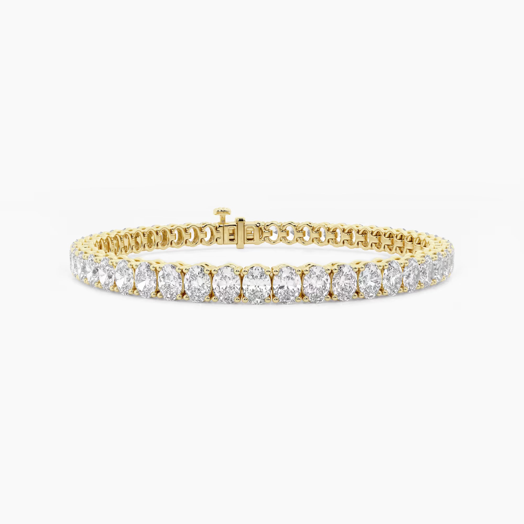Eterna Oval Lab Grown Diamond Classic Tennis Bracelet