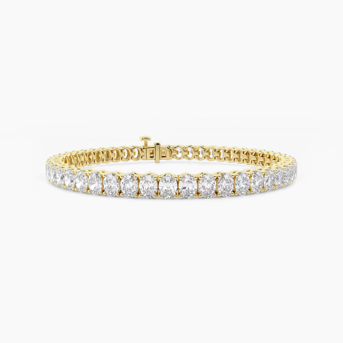 Eterna Oval Lab Grown Diamond Classic Tennis Bracelet
