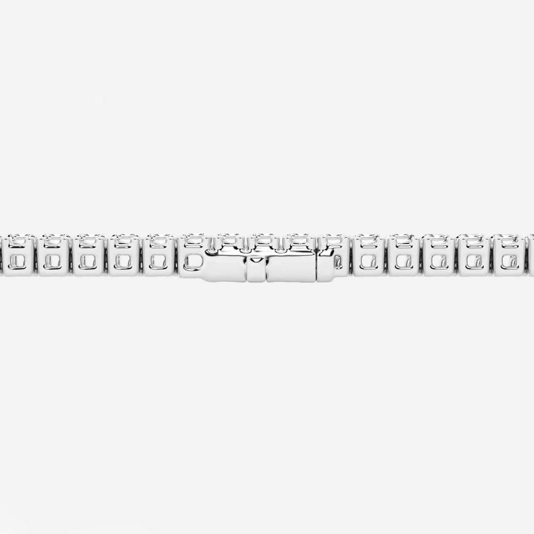Elvaria Emerald Lab Grown Diamond Classic Tennis Bracelet