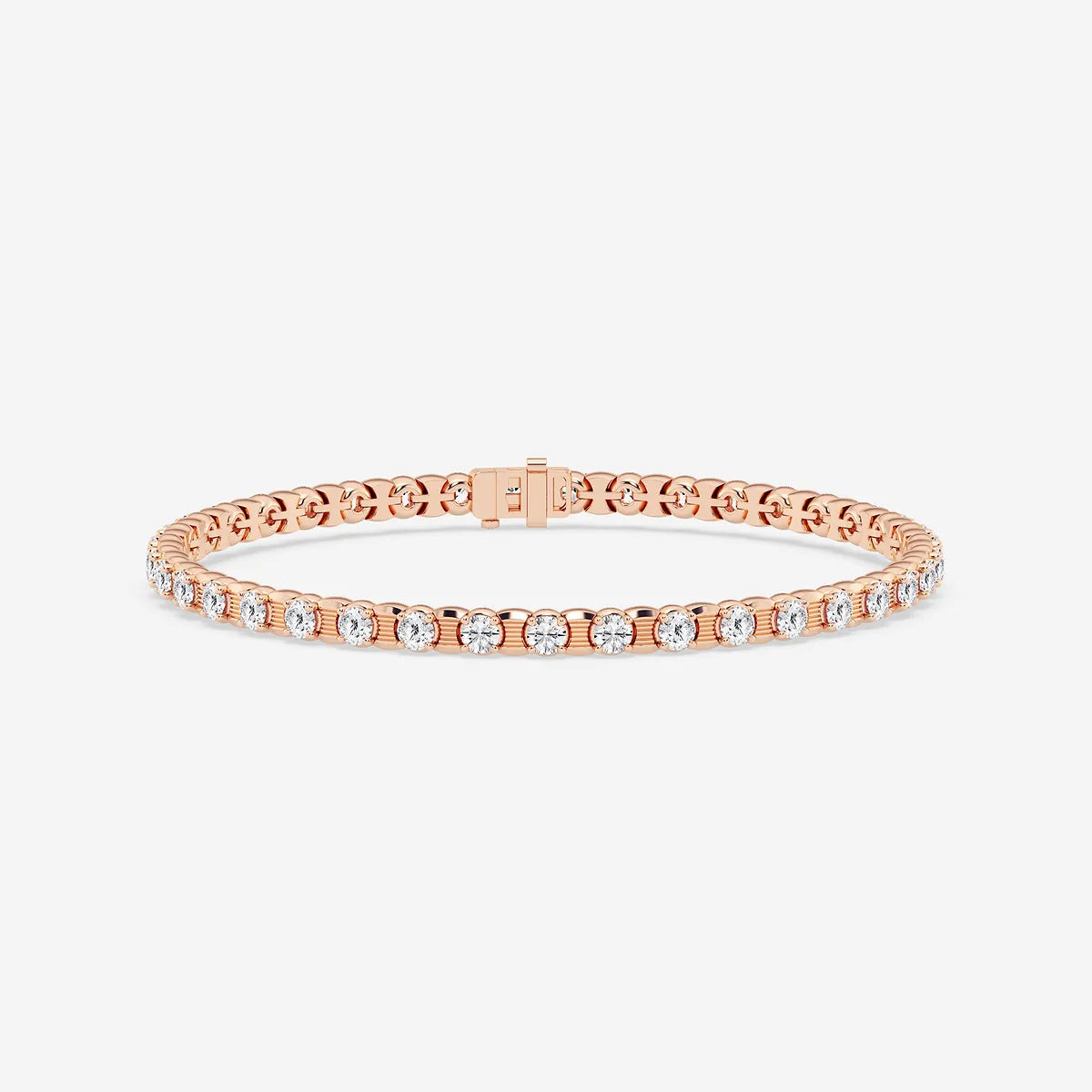 Eternal Radiance Round Lab Grown Diamond Tennis Bracelet