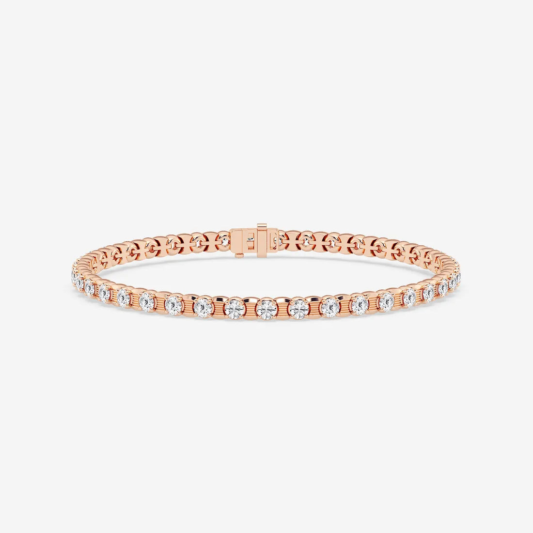 Eternal Radiance Round Lab Grown Diamond Tennis Bracelet