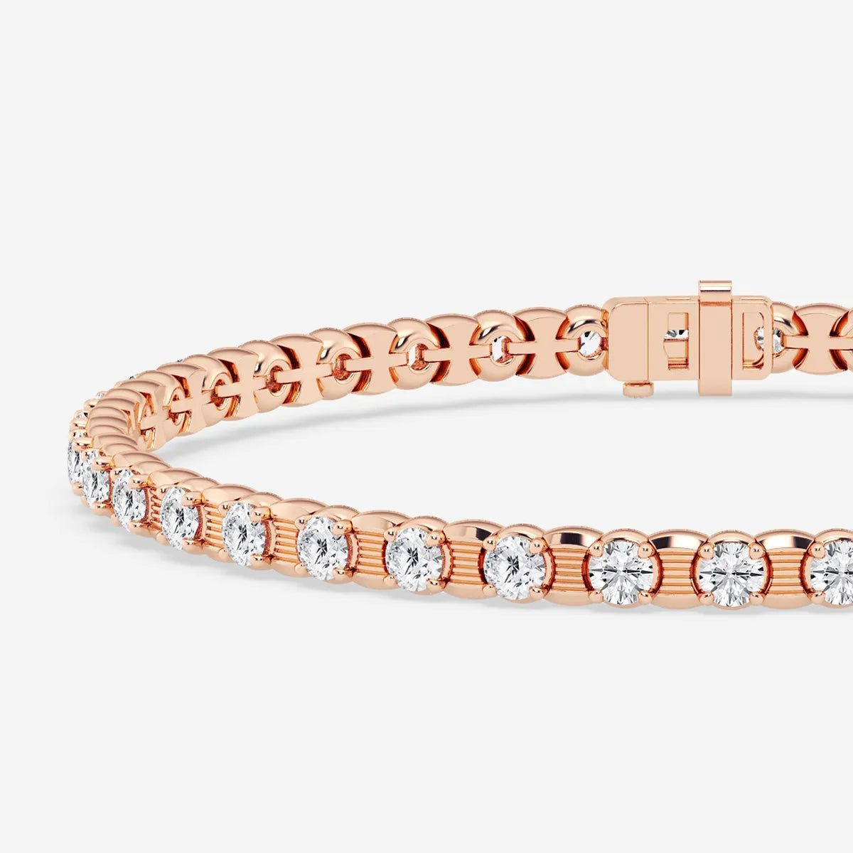 Eternal Radiance Round Lab Grown Diamond Tennis Bracelet