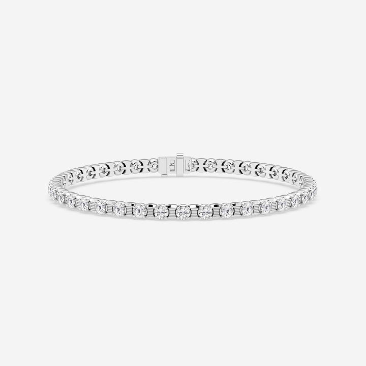 Eternal Radiance Round Lab Grown Diamond Tennis Bracelet