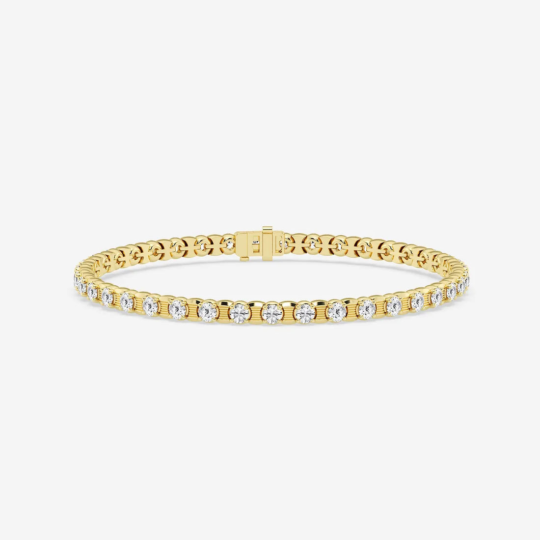 Eternal Radiance Round Lab Grown Diamond Tennis Bracelet