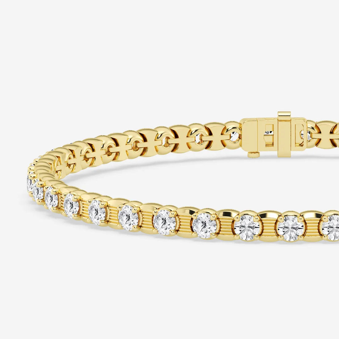 Eternal Radiance Round Lab Grown Diamond Tennis Bracelet