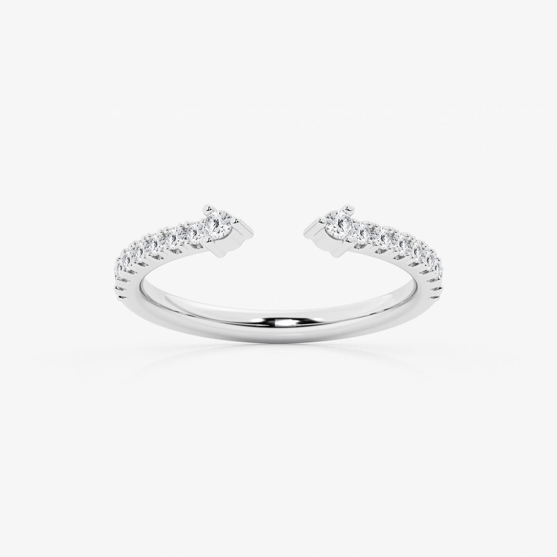 Nestelle Round Lab-Grown Diamond Micro Prong Nesting Wedding Band