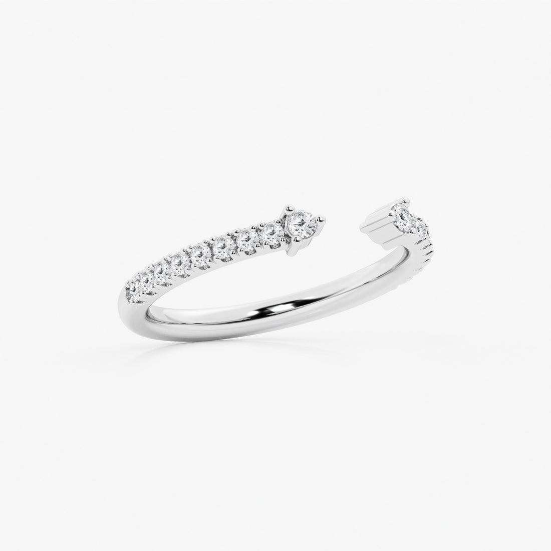 Nestelle Round Lab-Grown Diamond Micro Prong Nesting Wedding Band