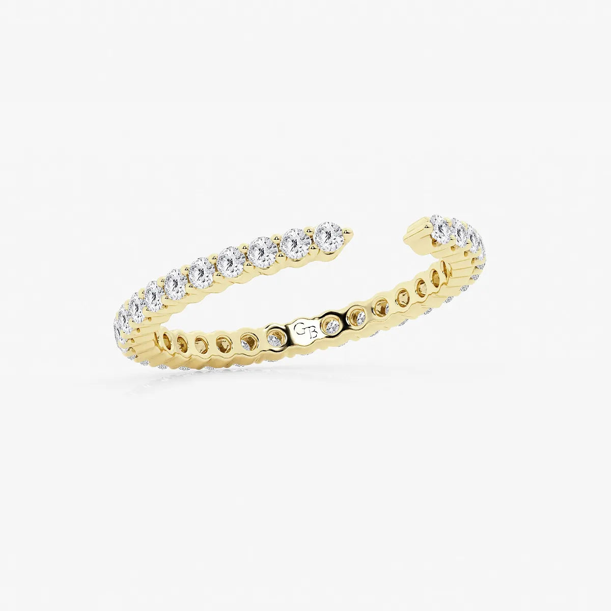 Nestoria Round Lab-Grown Diamond Prong Set Nesting Wedding Band