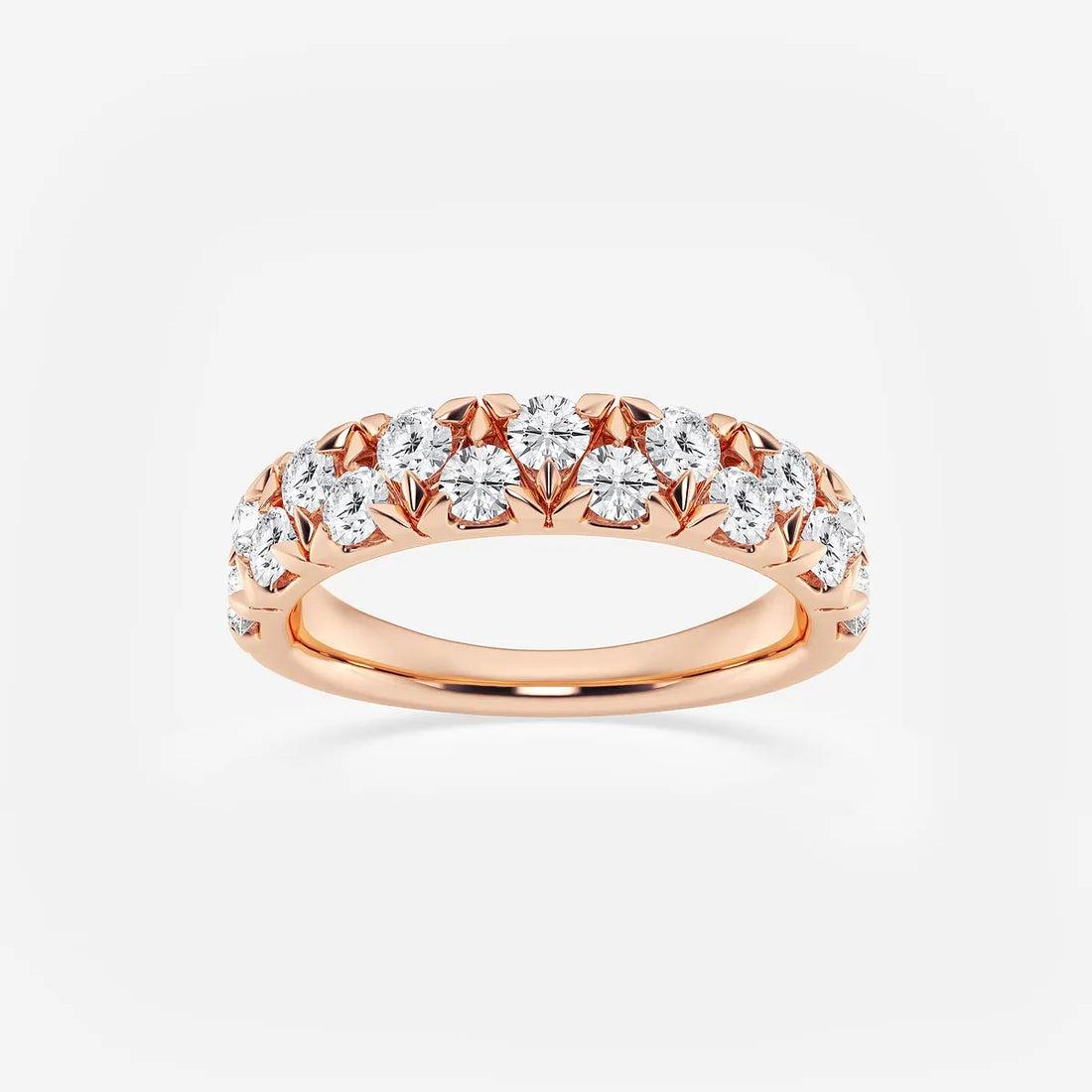 Alterna Luxe Round Lab-Grown Diamond Alternating Wedding Band