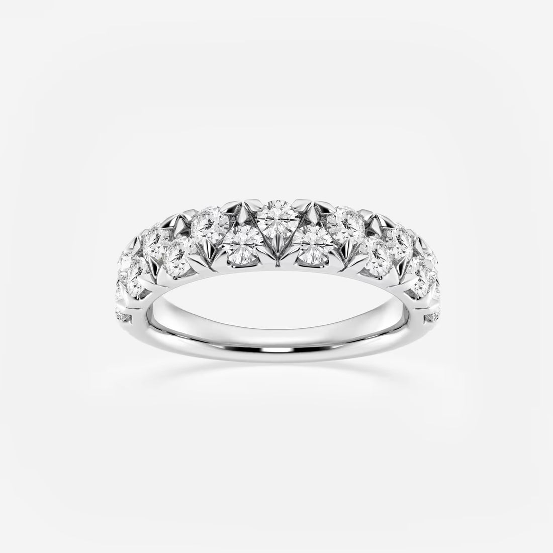 Alterna Luxe Round Lab-Grown Diamond Alternating Wedding Band