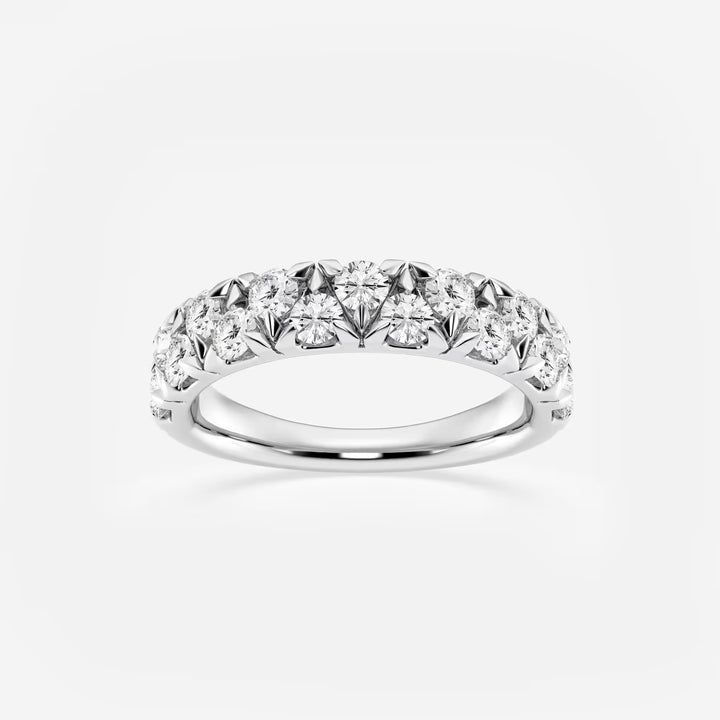 Alterna Luxe Round Lab-Grown Diamond Alternating Wedding Band