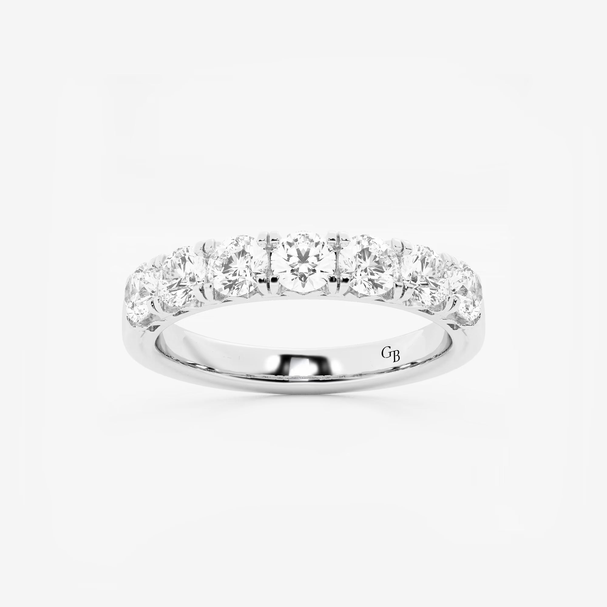 Eterna Luxe Round Lab-Grown Diamond Seven-Stone Anniversary Band