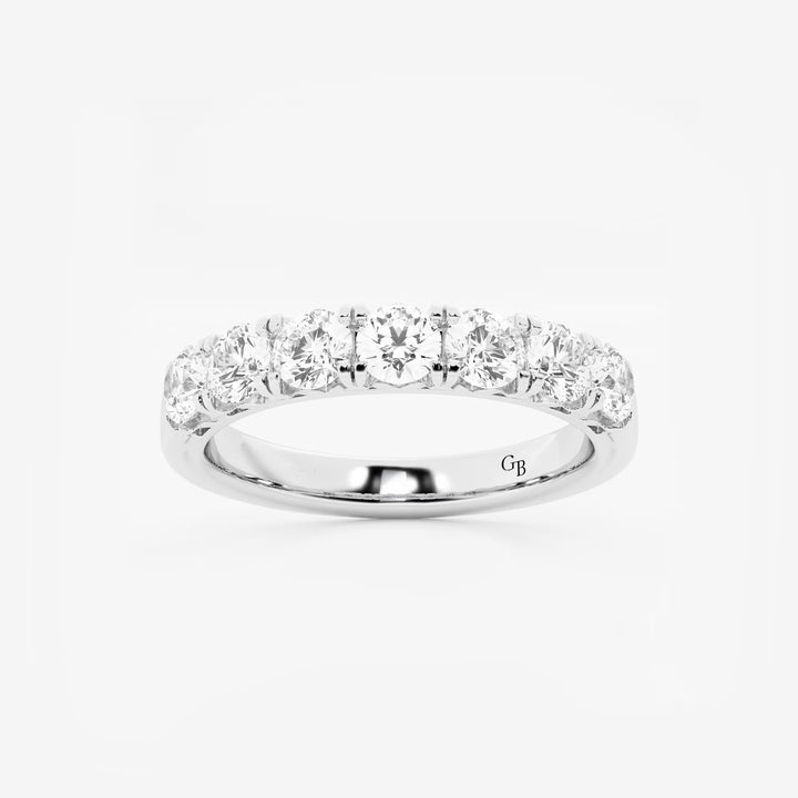 Eterna Luxe Round Lab-Grown Diamond Seven-Stone Anniversary Band
