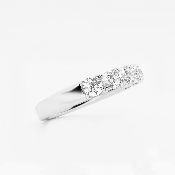 Eterna Luxe Round Lab-Grown Diamond Seven-Stone Anniversary Band
