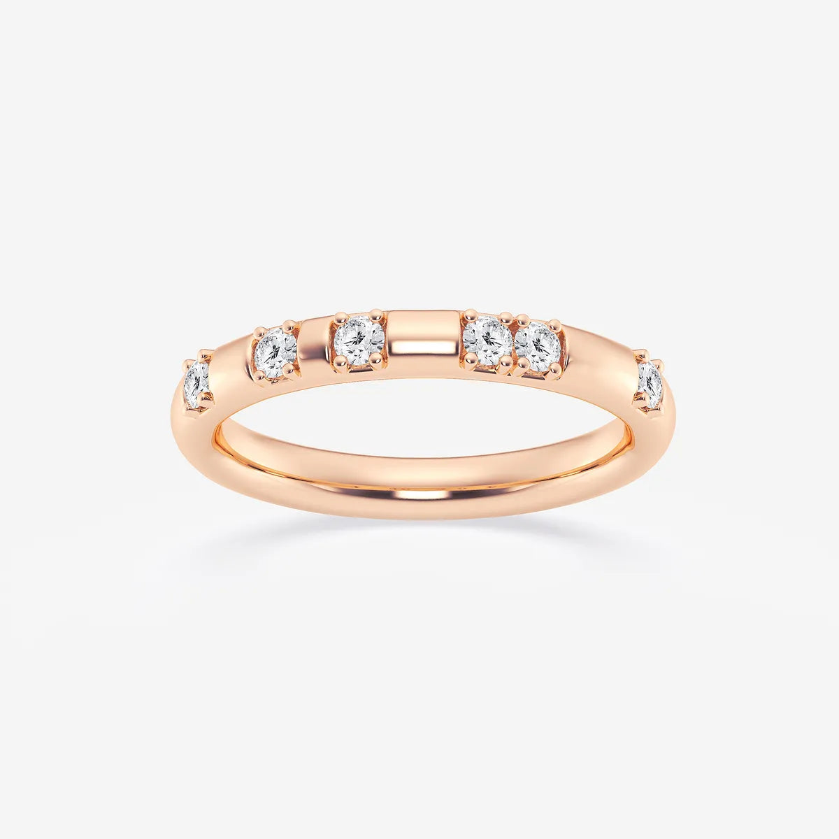 Contoura Luxe Round Lab-Grown Diamond High Comfort Fit Wedding Band