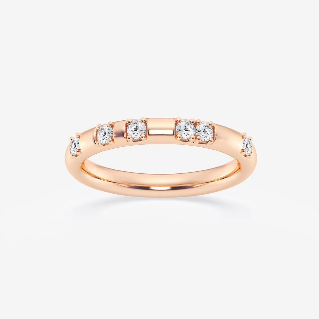 Contoura Luxe Round Lab-Grown Diamond High Comfort Fit Wedding Band