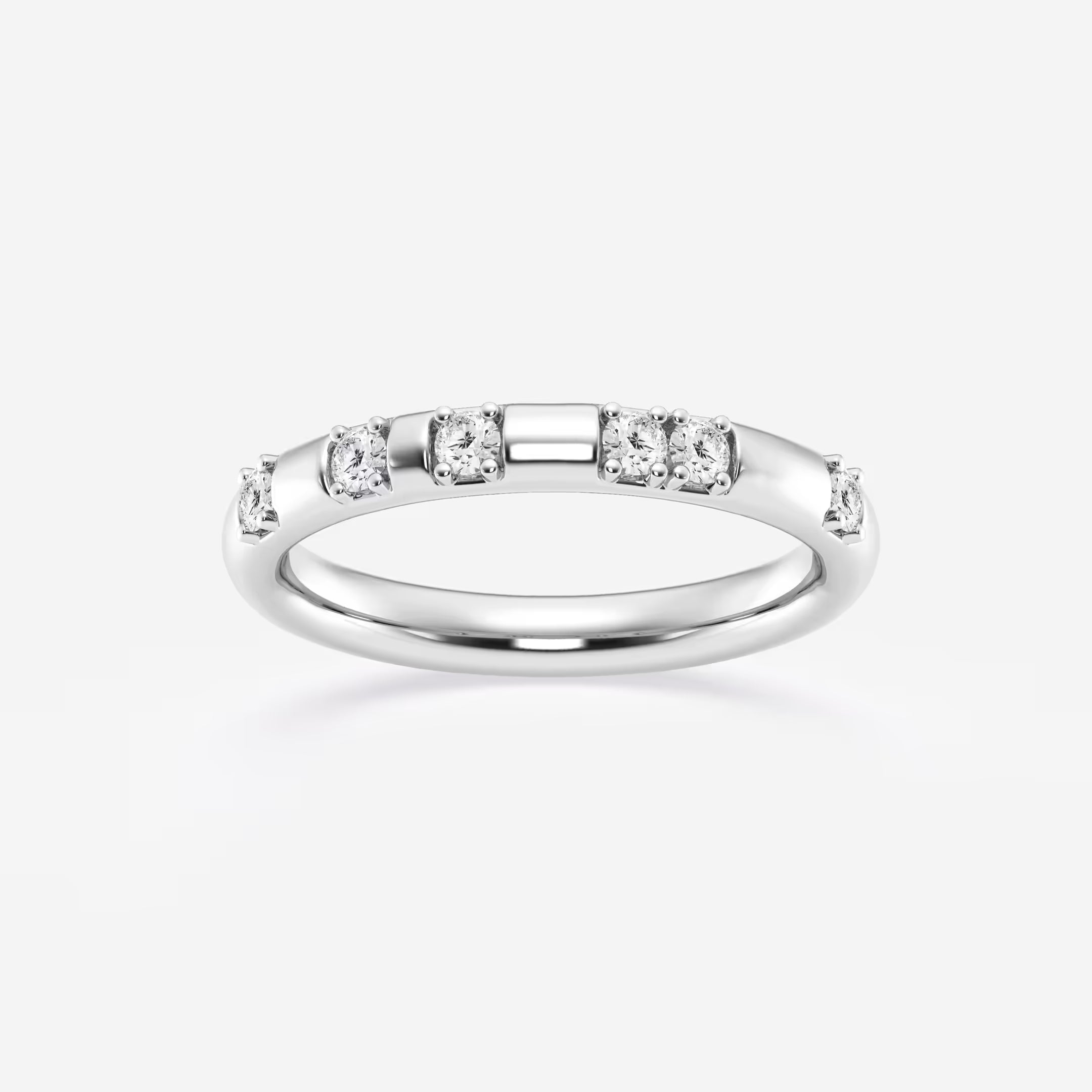 Contoura Luxe Round Lab-Grown Diamond High Comfort Fit Wedding Band