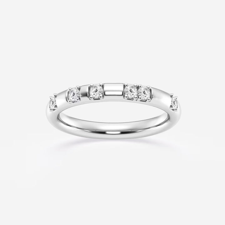 Contoura Luxe Round Lab-Grown Diamond High Comfort Fit Wedding Band