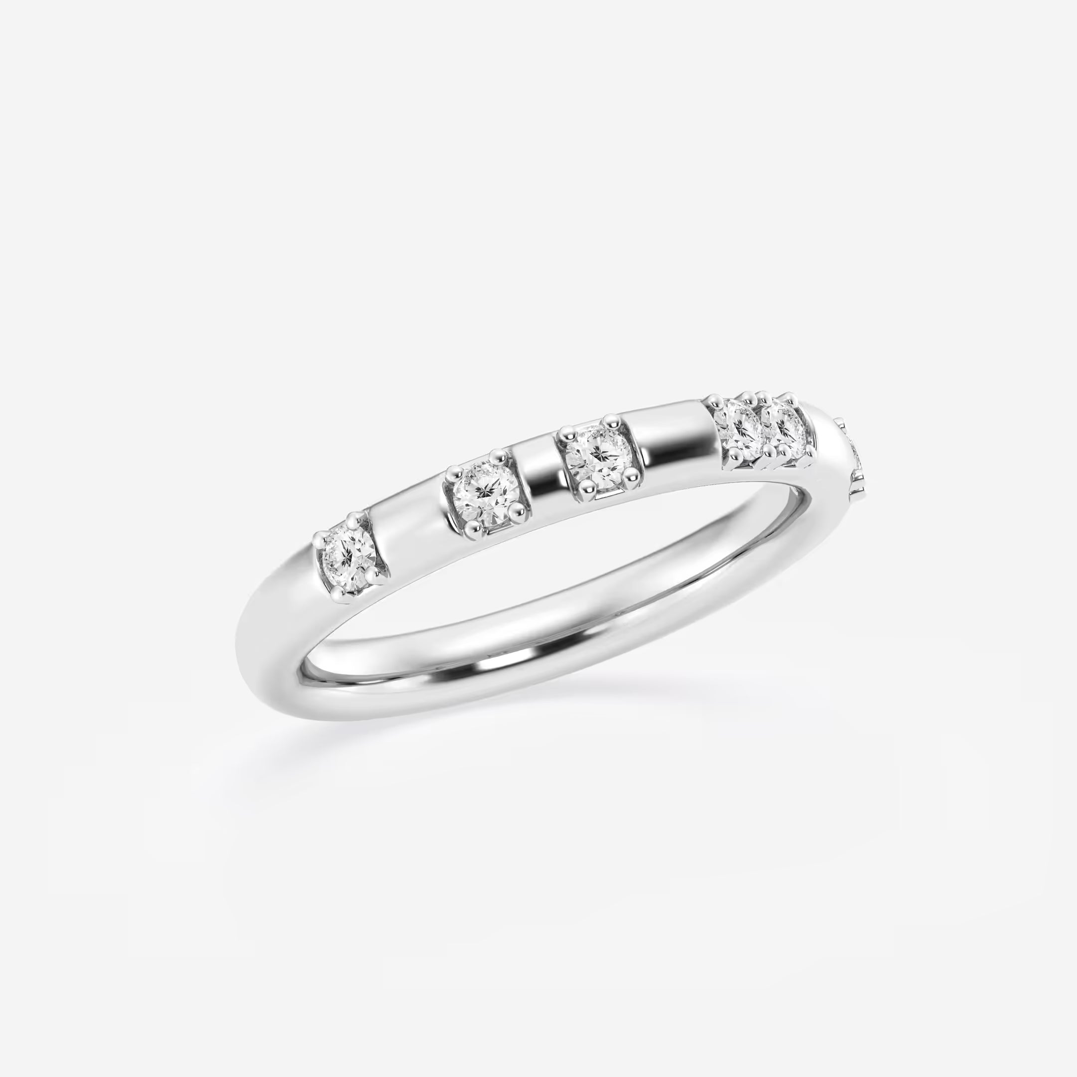 Contoura Luxe Round Lab-Grown Diamond High Comfort Fit Wedding Band