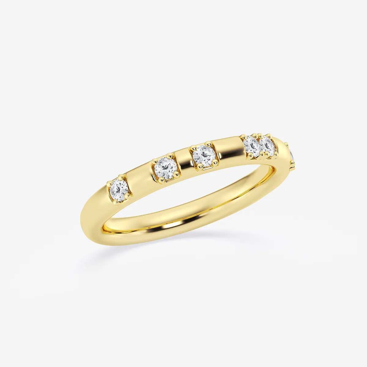 Contoura Luxe Round Lab-Grown Diamond High Comfort Fit Wedding Band