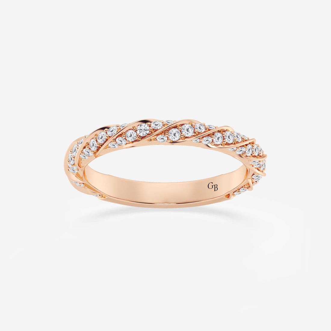 Aurelis Round Lab-Grown Diamond Prong Set Wedding Band