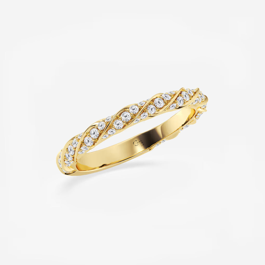Aurelis Round Lab-Grown Diamond Prong Set Wedding Band