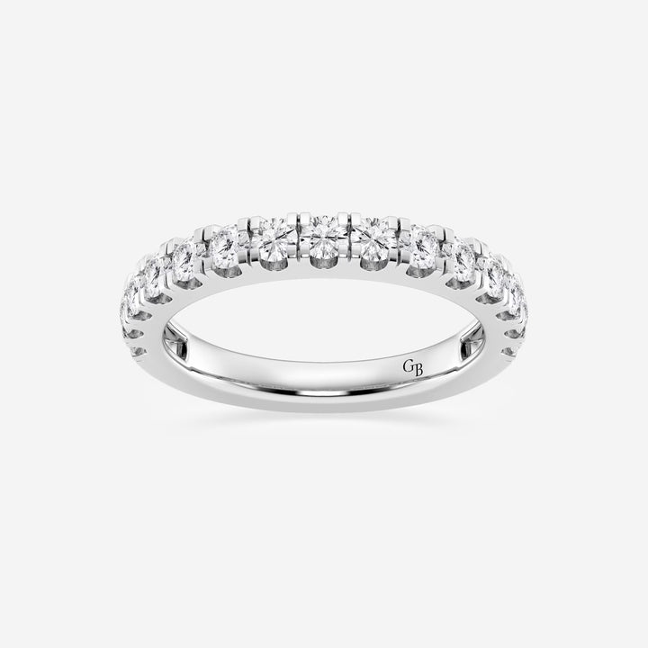 Aurelian Round Lab-Grown Diamond Classic Prong Set Wedding Band