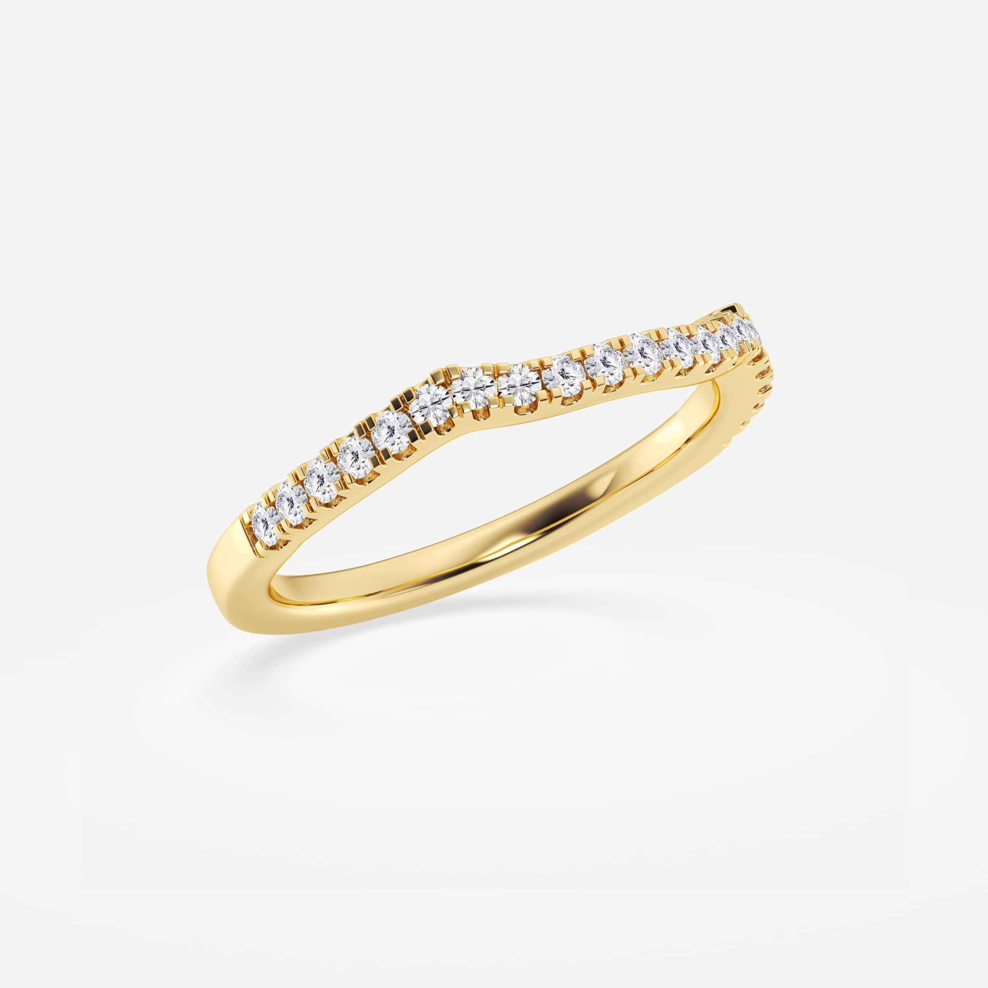 Microluxe Round Lab-Grown Diamond Micro Pavé Wedding Band