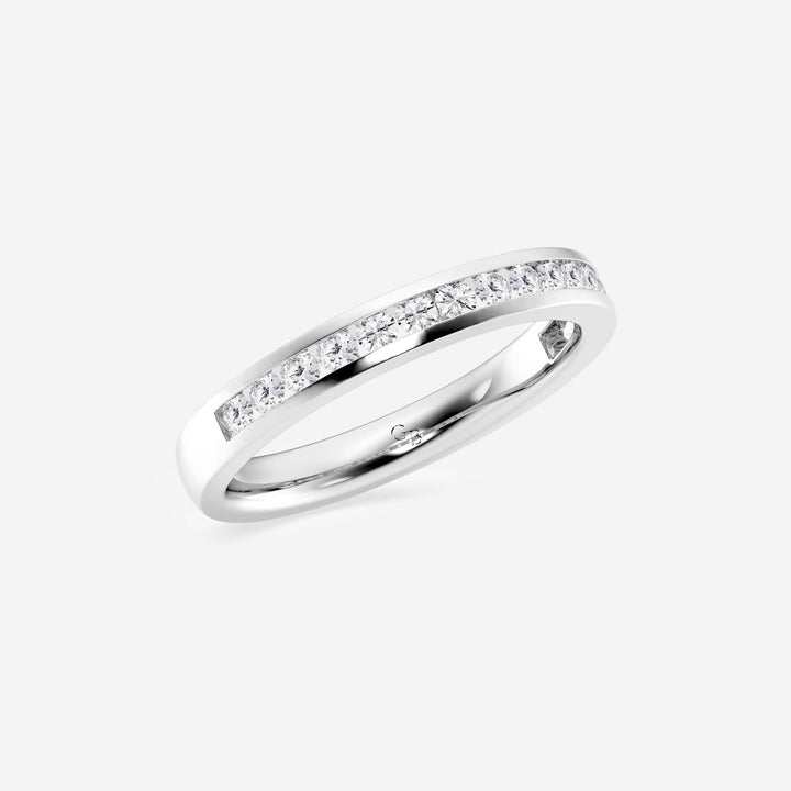 Channelle Grace Round Lab-Grown Diamond Channel Set Wedding Band